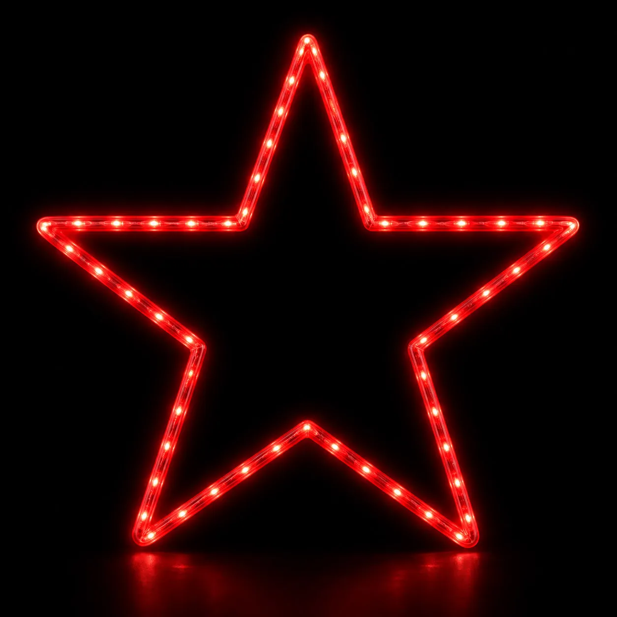 Figura de Natal Luminosa para Poste - Estrela 5 Pontas 100cm