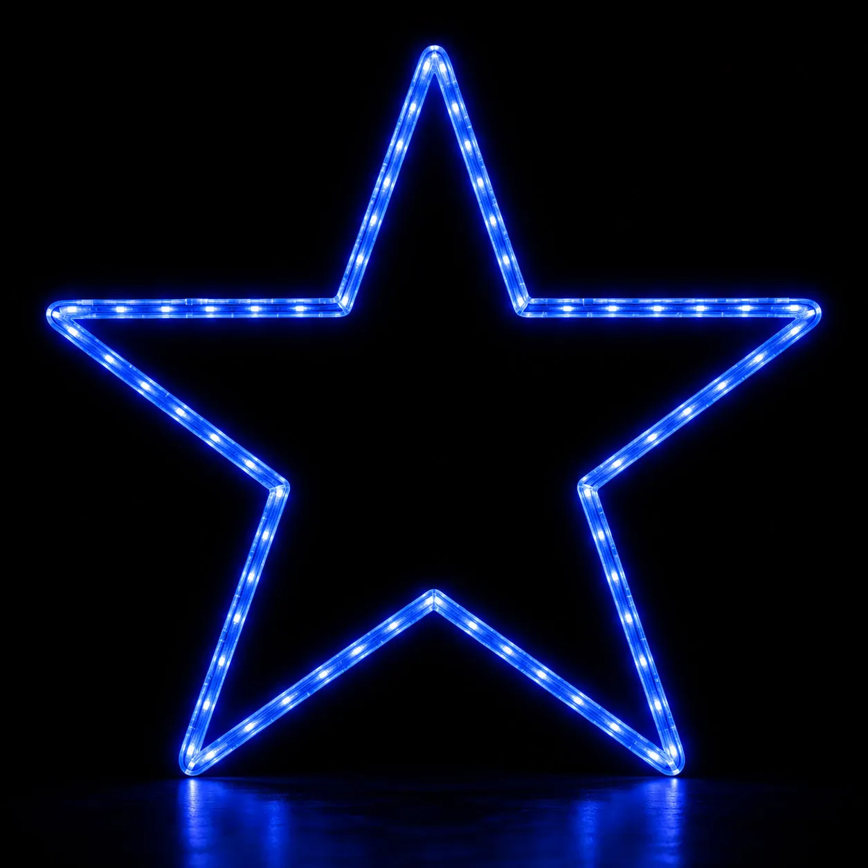 Figura de Natal Luminosa para Poste - Estrela 5 Pontas 50cm