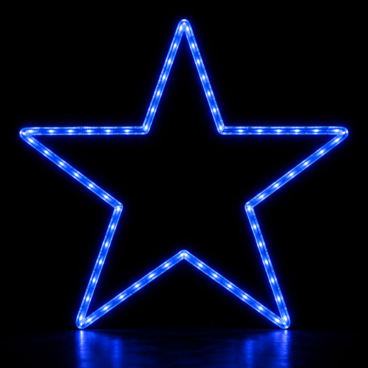 Figura de Natal Luminosa para Poste - Estrela 5 Pontas 100cm