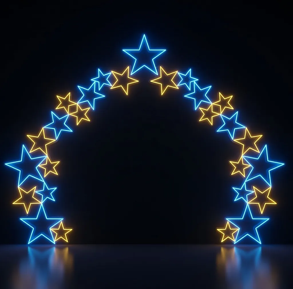 Figura de Natal Luminosa - Portal Constalation