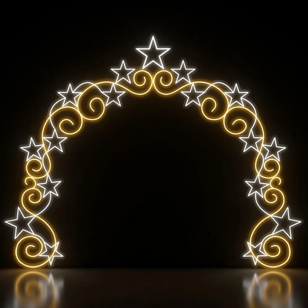 Figura de Natal Luminosa - Portal Estelares