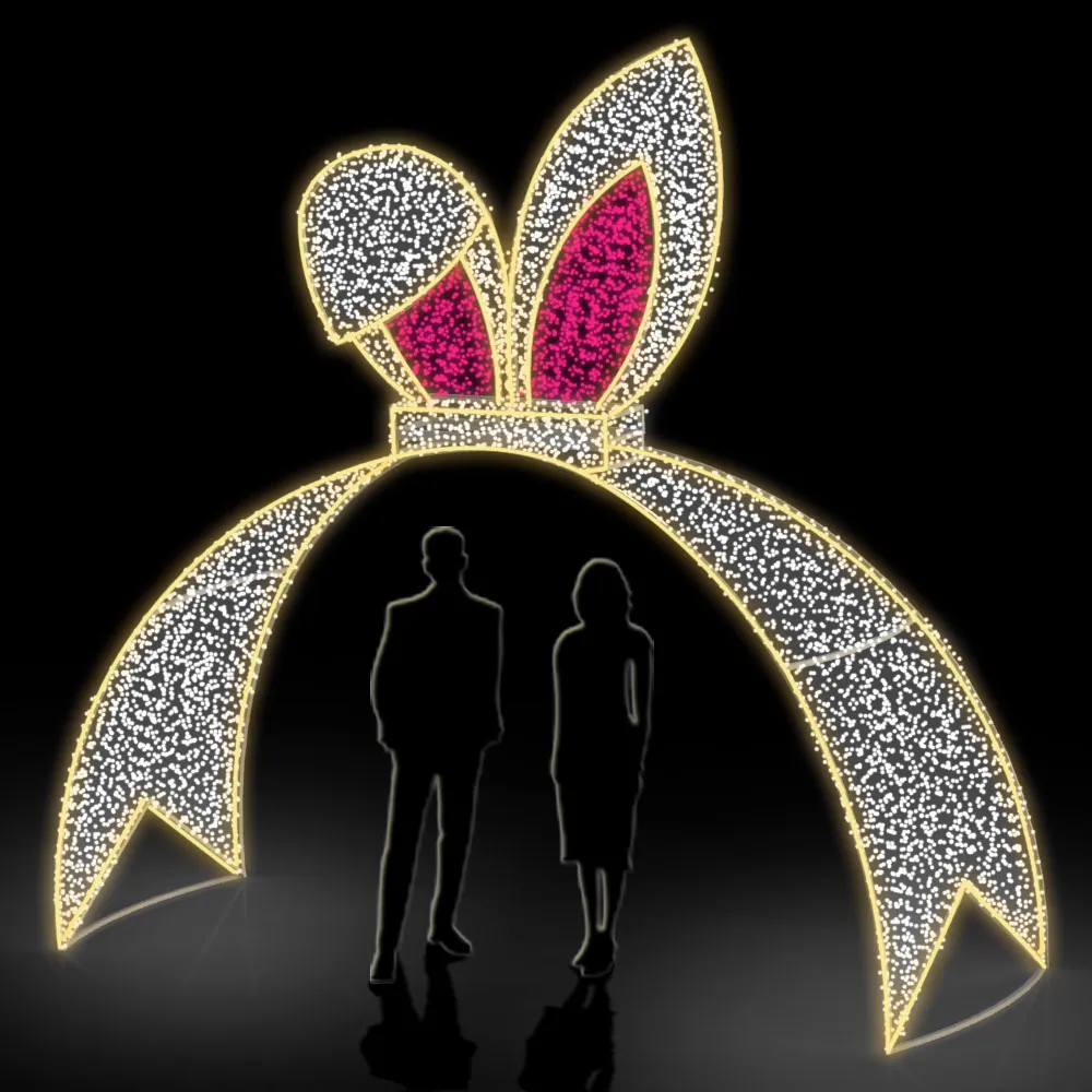 Figura de Páscoa Luminosa - Orelhinha Interativa