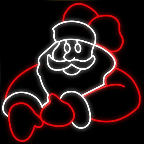 Figura de Natal Luminosa para Fachada - Papai Noel