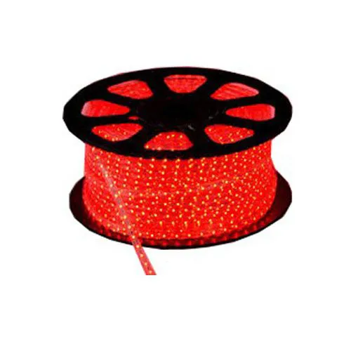 Mangueira LED 5050 Chata Vermelho Rolo 100MTS