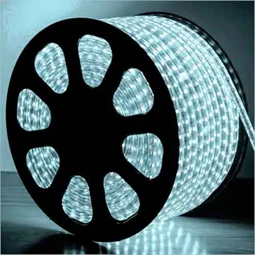 Mangueira LED Branco Frio, 24 LED/m e Ø11mm - Rolo de 100 metros