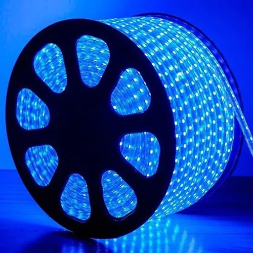 Mangueira LED Azul, 32 LED/m e Ø12mm - Rolo de 100 metros