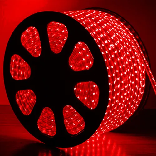 Mangueira LED Vermelho, 32 LED/m e Ø12mm - Rolo de 100 metros
