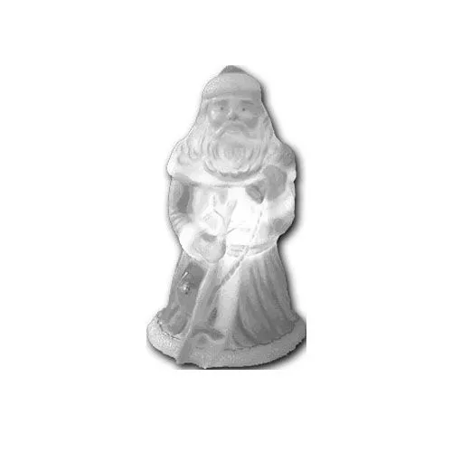 Presépio de Natal de Polietileno - Papai Noel Médio Neve