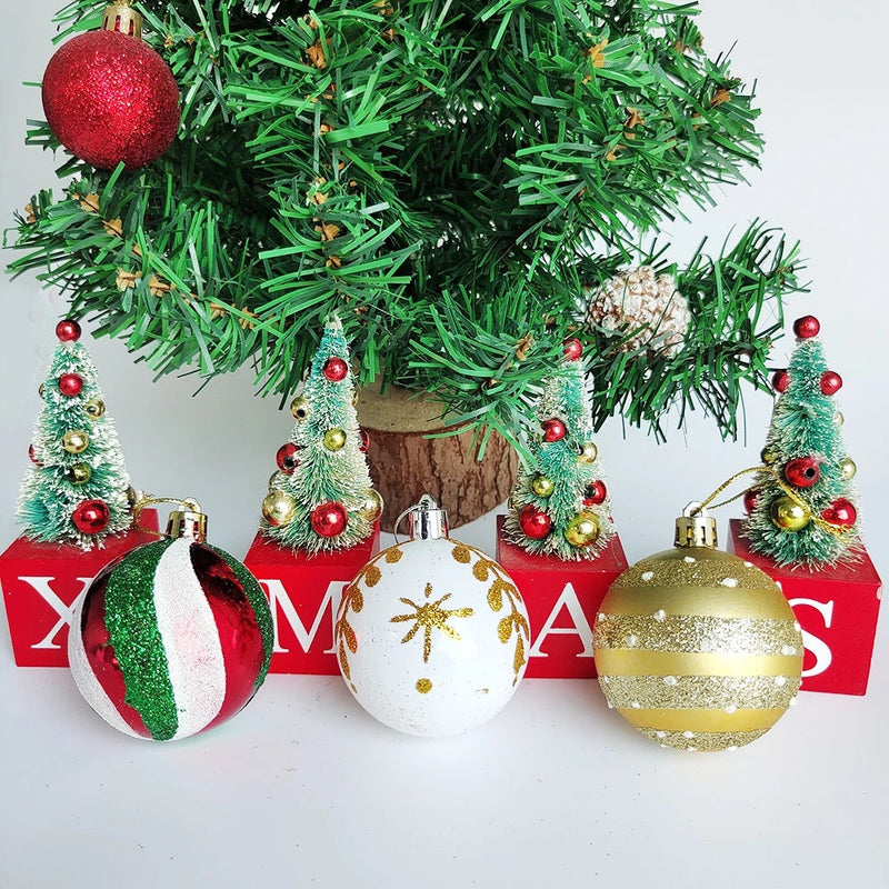 Kit 6 Peças Bolas De Natal