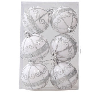 Kit 6 Peças Bolas De Natal